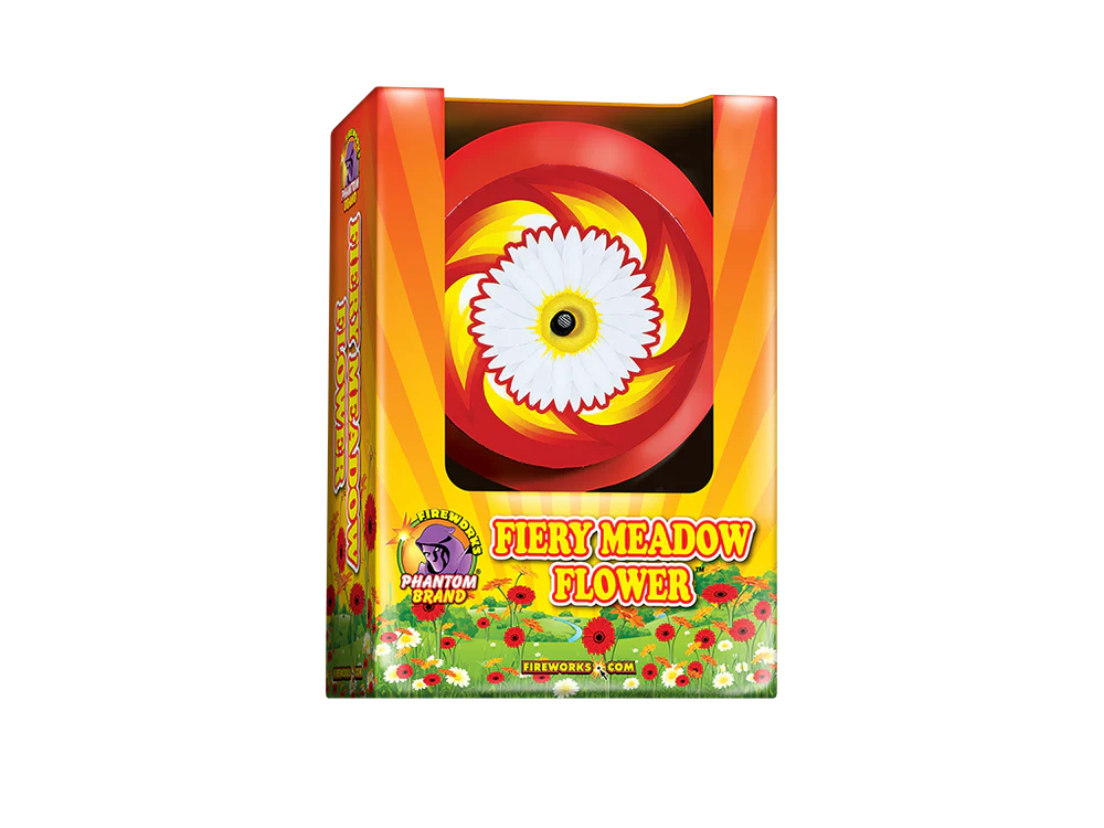 Fiery Meadow Flower Fountain